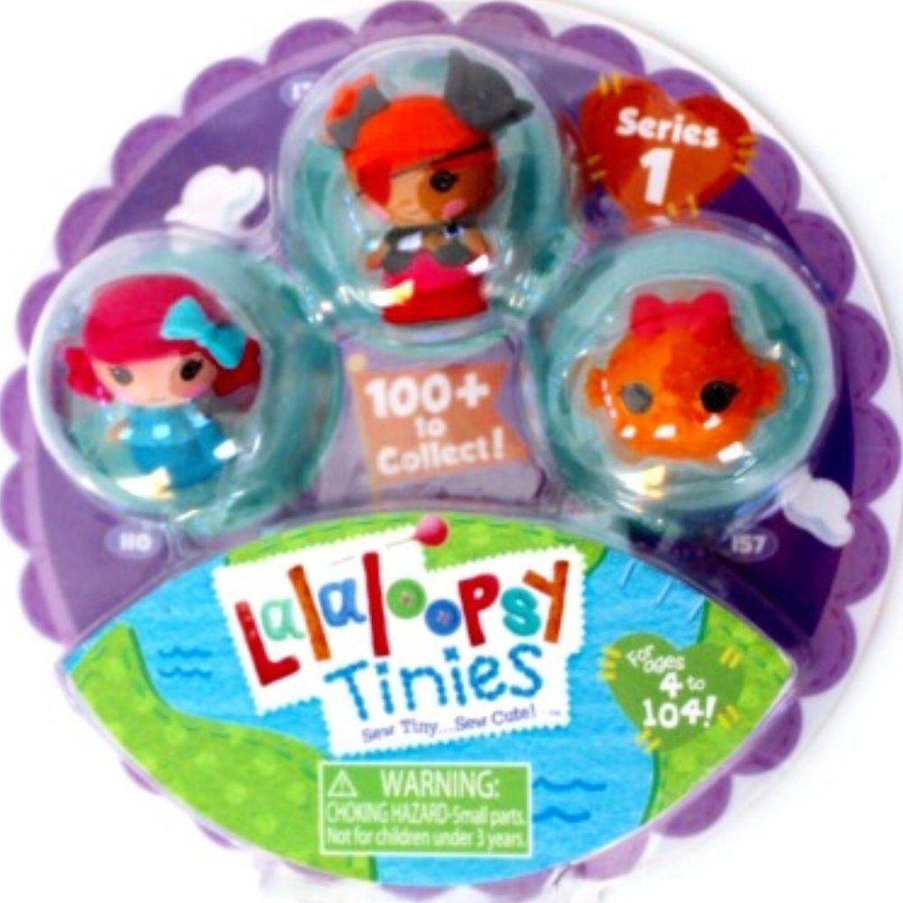 Lalaloopsy Tinies Series 1 Sew Tiny So Cute Toys 3 Pack Series 1 (A) New